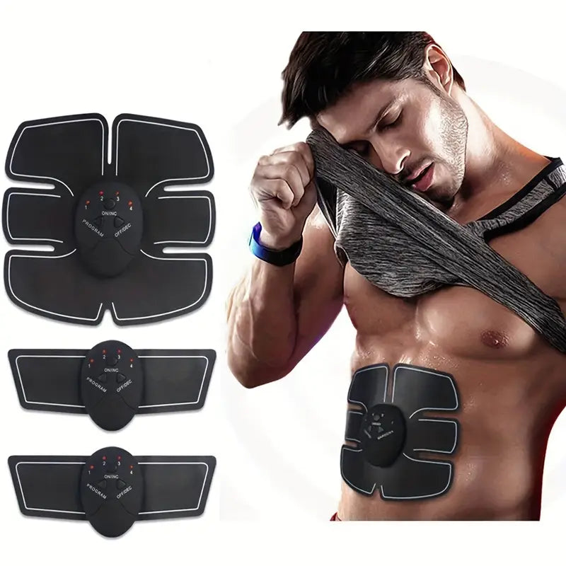 ELECTRO ESTIMULADOR MUSCULAR 3 EN 1 - Electroestimulador Muscular 3 en 1 – Tonifica y Fortalece sin Esfuerzo con 20 Minutos al Día