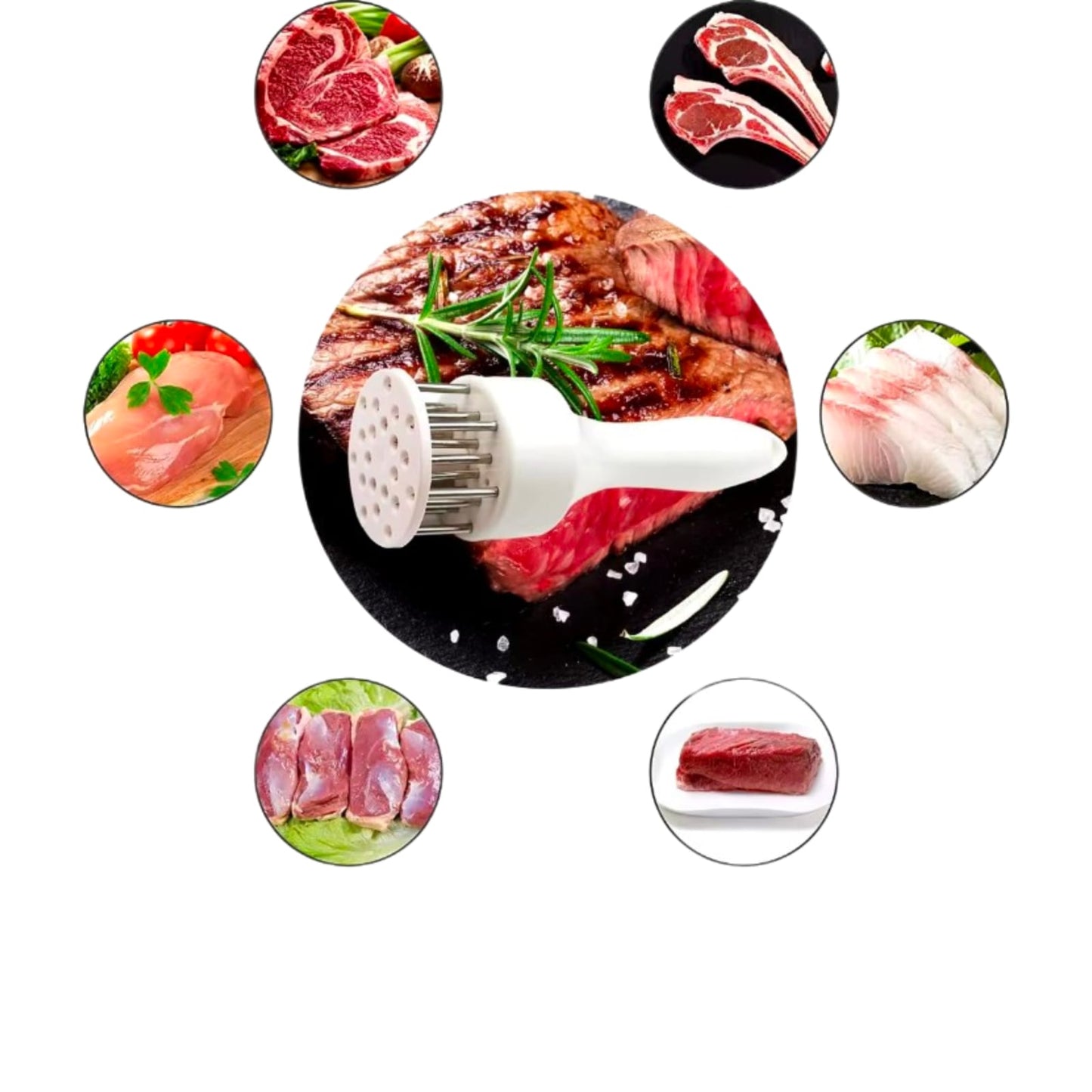 Ablandador De Carne Premium Blanco