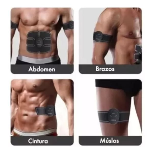 ELECTRO ESTIMULADOR MUSCULAR 3 EN 1 - Electroestimulador Muscular 3 en 1 – Tonifica y Fortalece sin Esfuerzo con 20 Minutos al Día