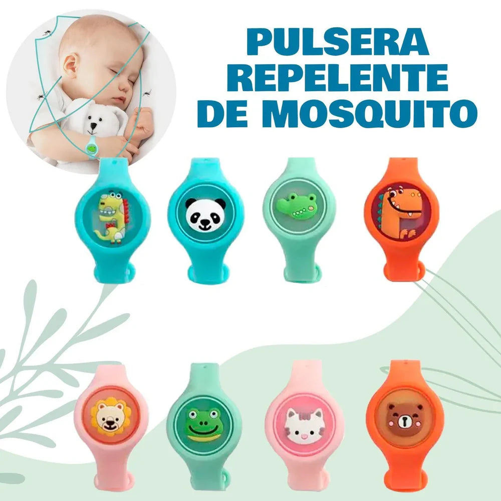 Pulsera Repelente de Mosquitos para Bebe, Niño o Niña