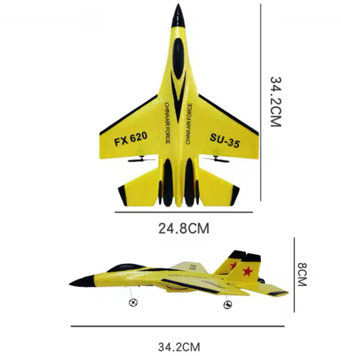 Avión Control Remoto Planeador Acrobátic Para Niños y Adultos
