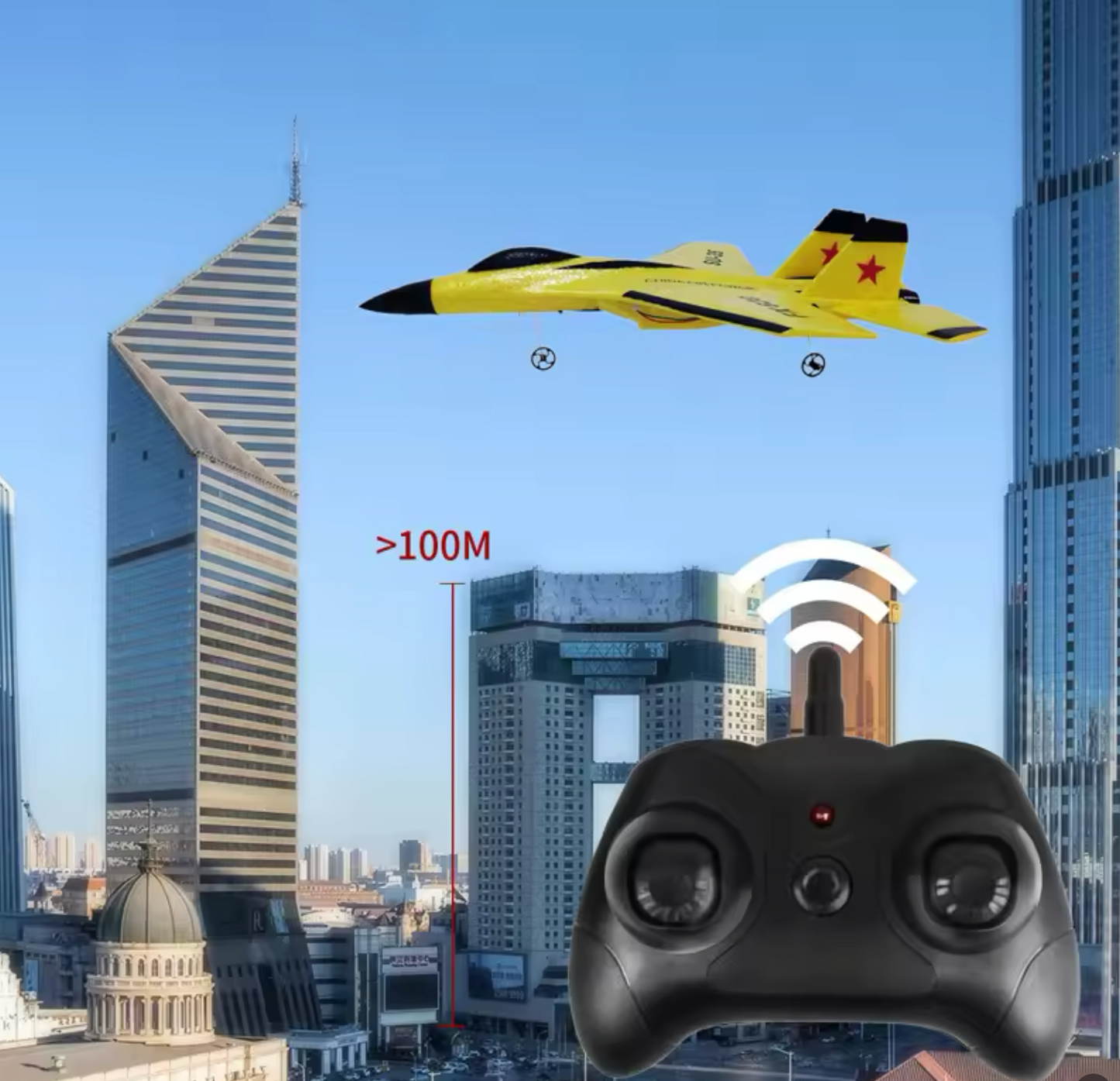 Avión Control Remoto Planeador Acrobátic Para Niños y Adultos