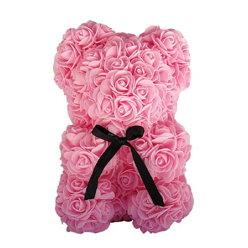 OSO DE PETALOS DE ROSA DE GOMA EVA