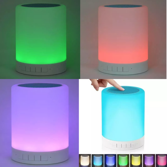 Lámpara con Luz tipo Vela y Parlante Bluetooth