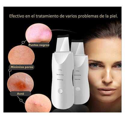 Espátula Facial Ultrasónica Exfoliante