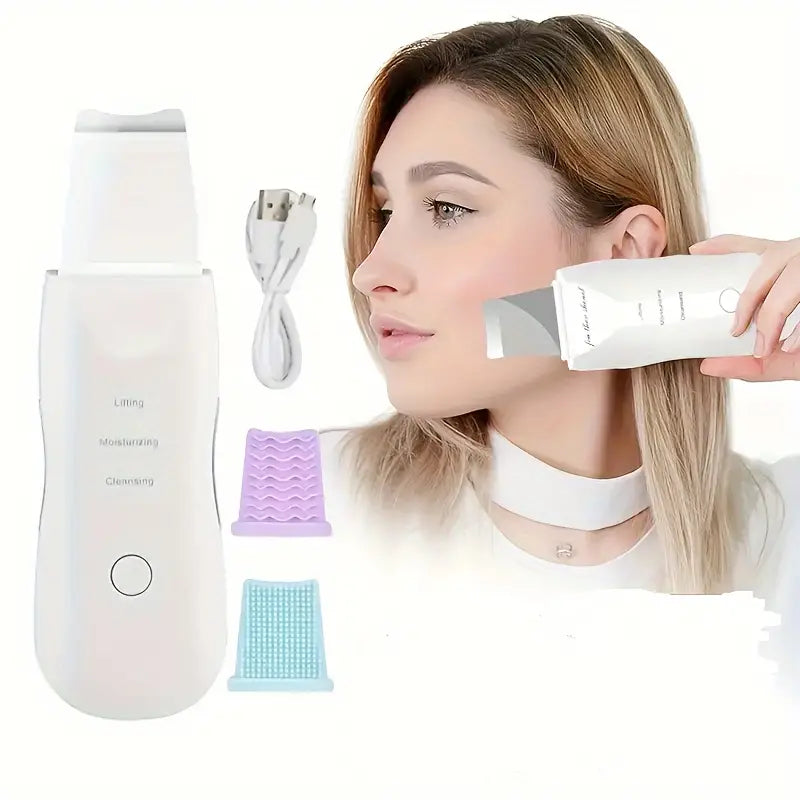 Espátula Facial Ultrasónica Exfoliante